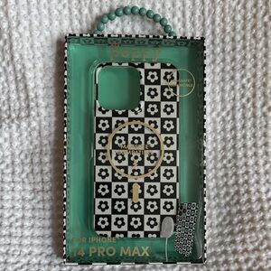 Xo Poppy Black and White Floral iPhone 14 Pro Max Case